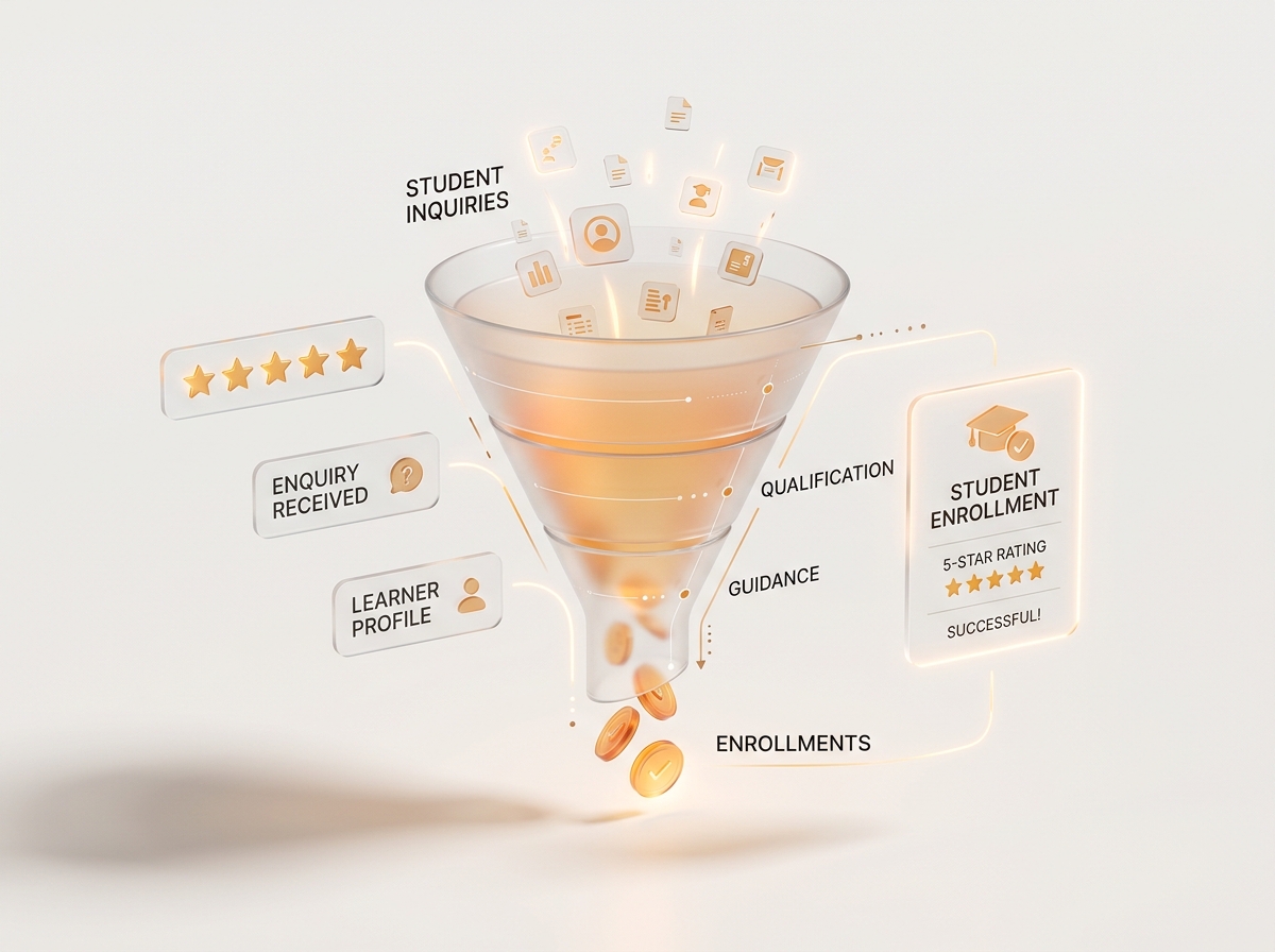 Dhiti Student Admissions Funnel